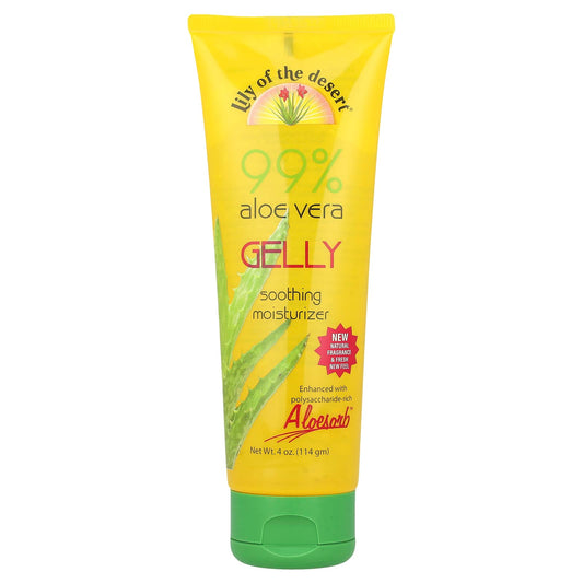 Lily of the Desert, 99% Aloe Vera Gelly, 4 oz (114 g) - Image 1
