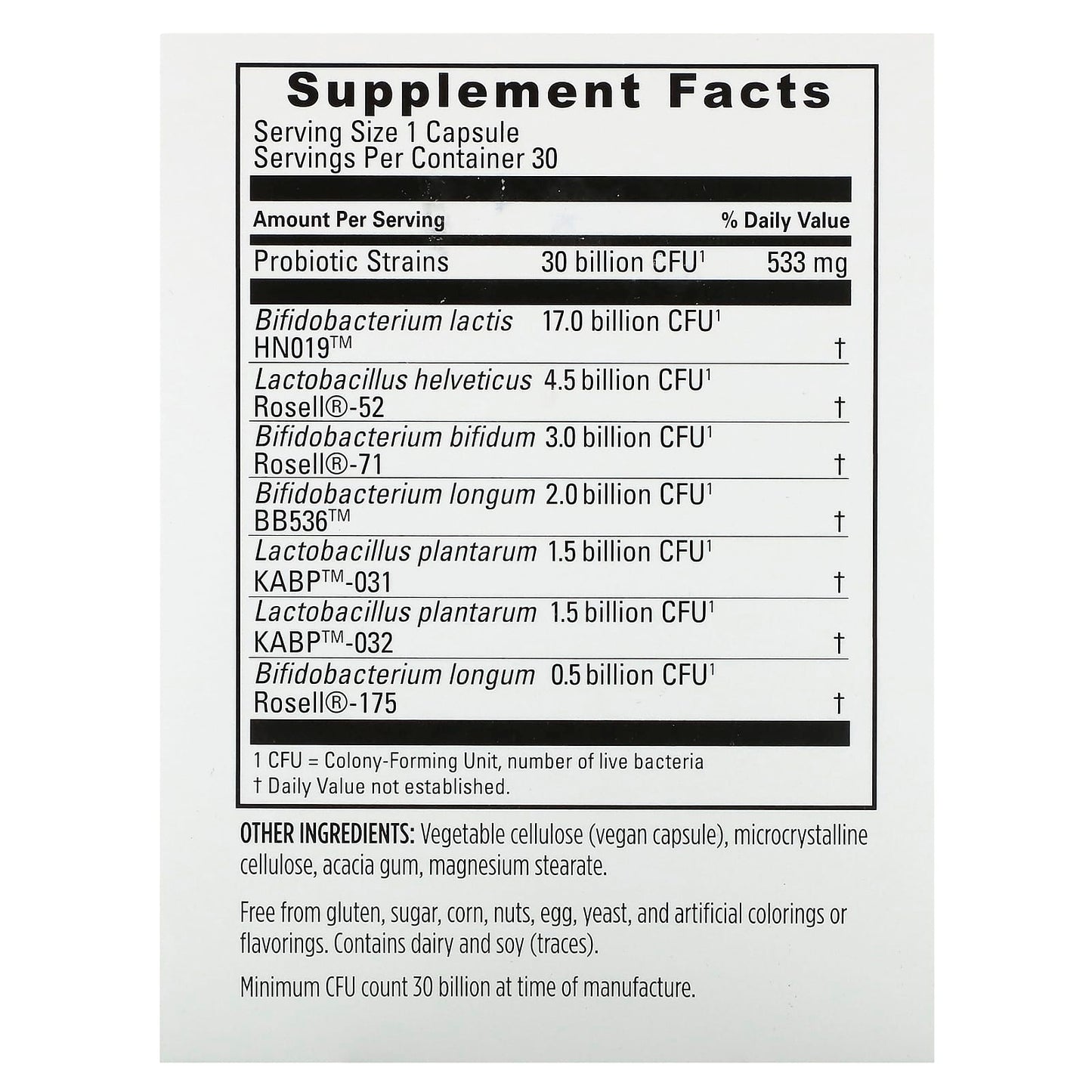 Brain Directed Probiotics for Brain & Immune Health - 30 Billion CFU - Image 2