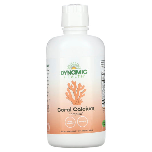 Coral Calcium Complex for Bone Health - 32 fl oz by Dynamic Health - Image 1
