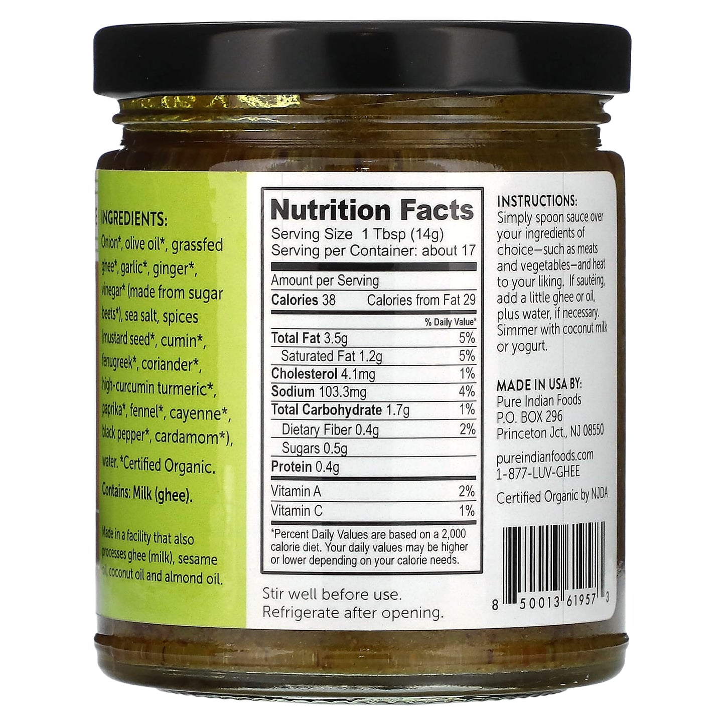 Pure Indian Foods, Madras Keto in a Hurry, Medium, 8.5 oz (241 g) - Image 2