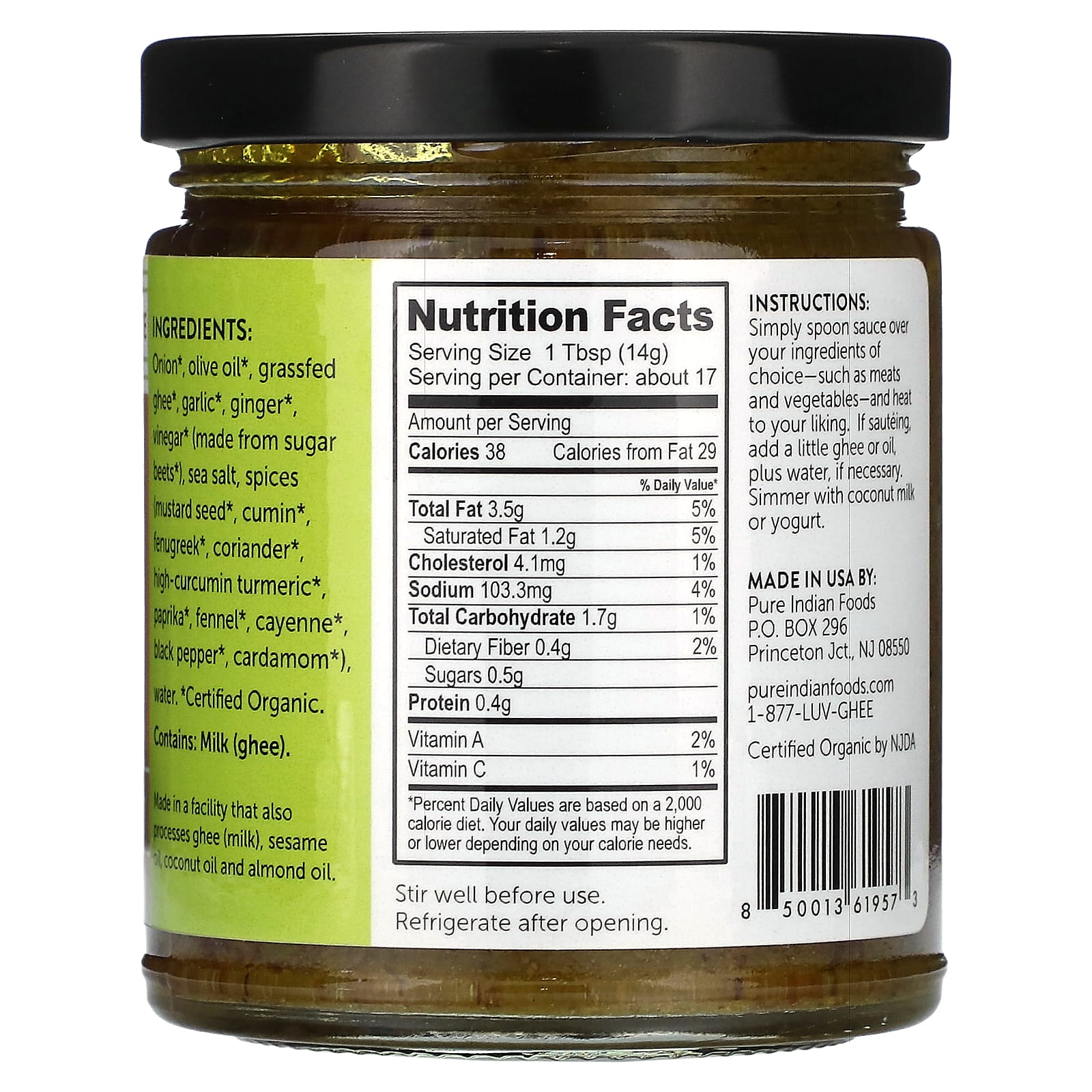 Pure Indian Foods, Madras Keto in a Hurry, Medium, 8.5 oz (241 g) - Image 2