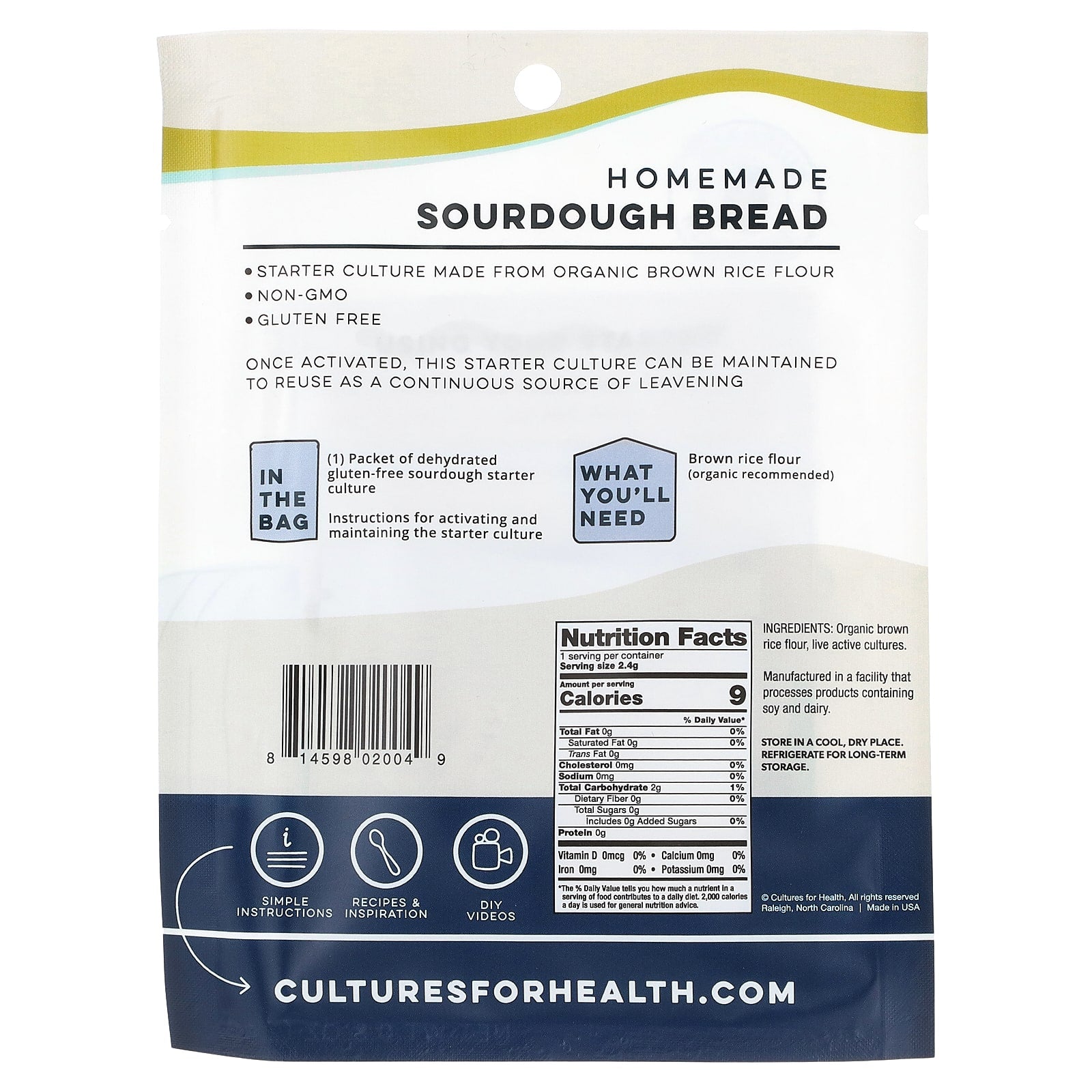 Gluten-Free Sourdough Starter Culture by Cultures for Health - Image 2