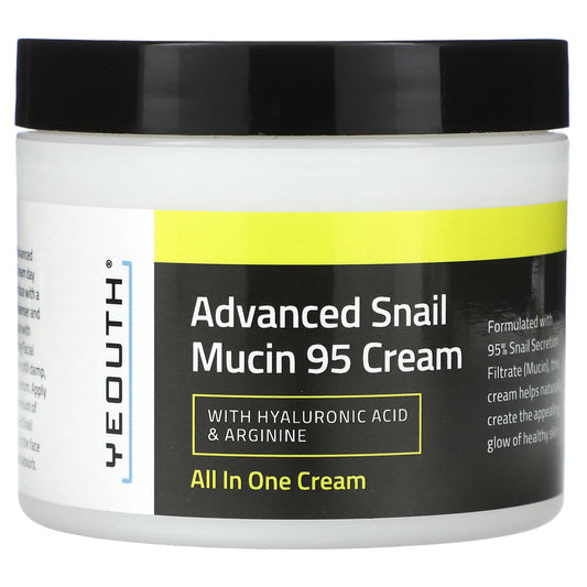 YEOUTH, Advanced Snail Mucin 95 Cream, 4 fl oz (118 ml) - Image 1