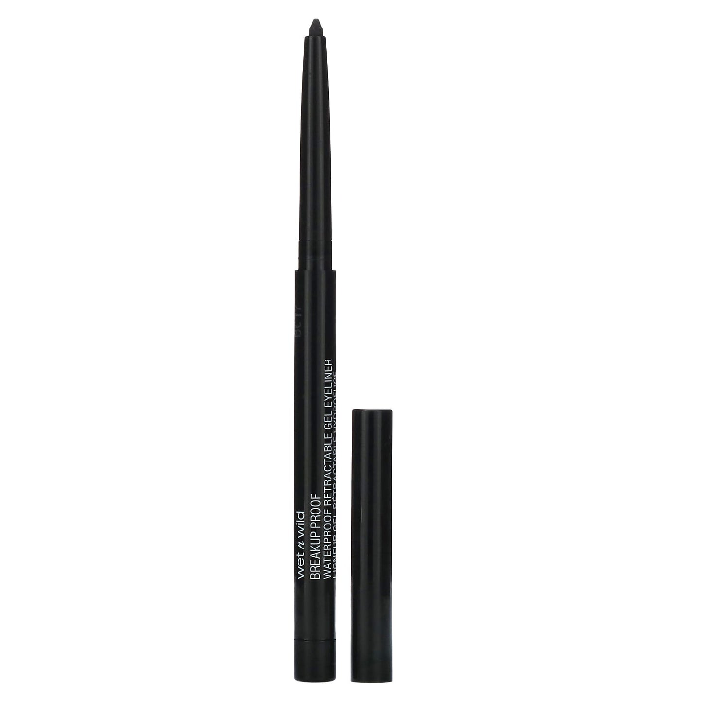 wet n wild, Breakup Proof, Waterproof Retractable Gel Eyeliner, 1111491 Blackest Black, 0.008 oz (0.23 g) - Image 1