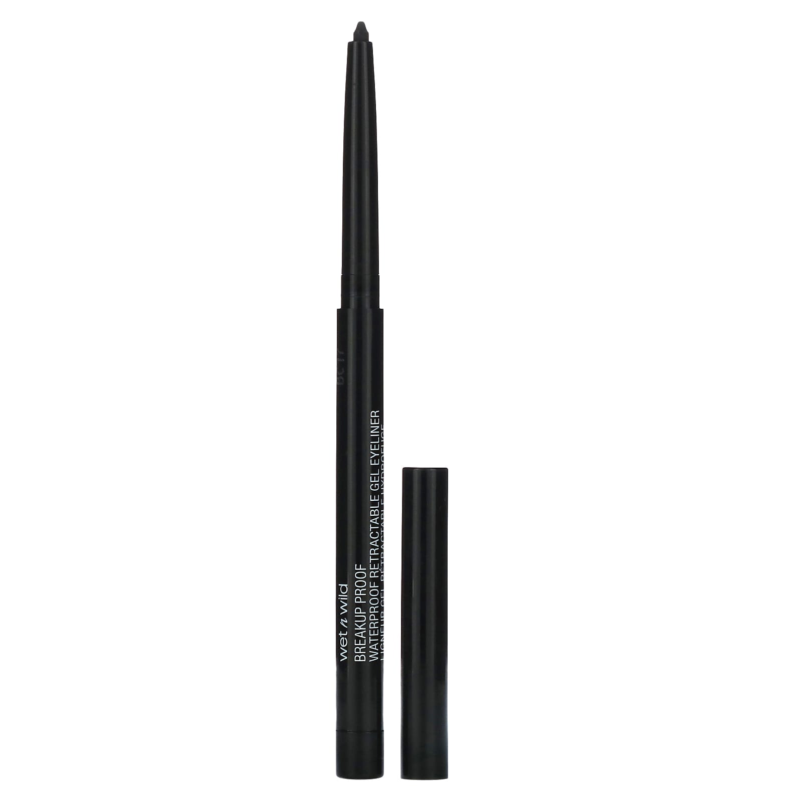 wet n wild, Breakup Proof, Waterproof Retractable Gel Eyeliner, 1111491 Blackest Black, 0.008 oz (0.23 g) - Image 1