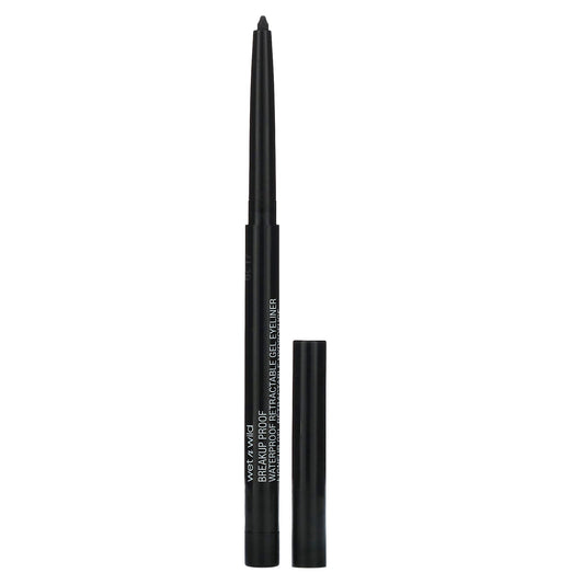 wet n wild, Breakup Proof, Waterproof Retractable Gel Eyeliner, 1111491 Blackest Black, 0.008 oz (0.23 g) - Image 1