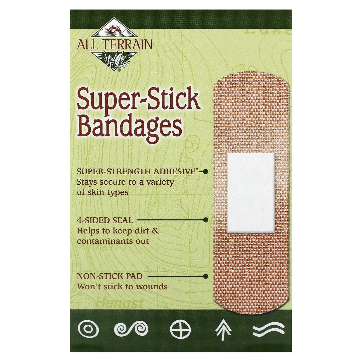 All Terrain Super-Stick Bandages for Minor Injuries - Image 2