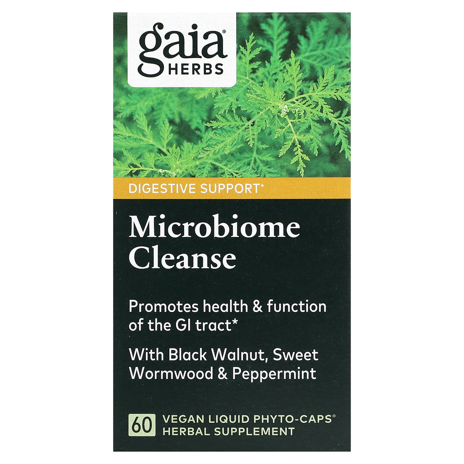 Gaia Herbs Microbiome Cleanse - Vegan Digestive Support - Image 1