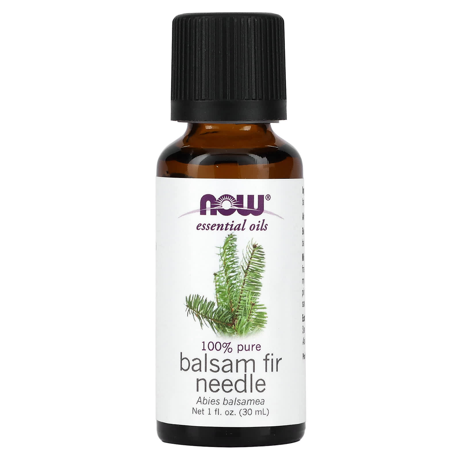 NOW Foods, Essentials Oils, Balsam Fir Needle, 1 fl oz (30 ml) - Image 1