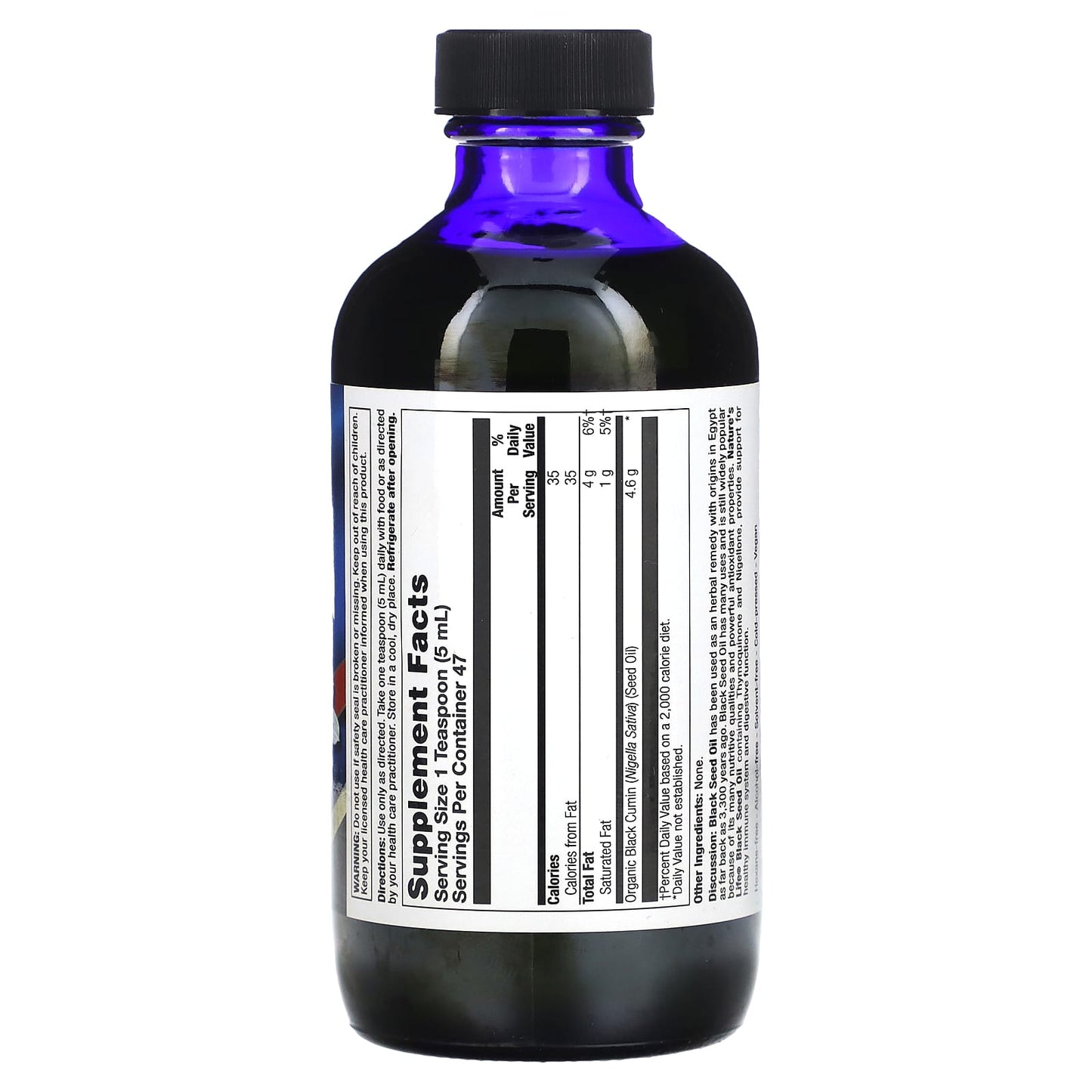 Nature's Life, Black Seed Oil, 4.6 g, 8 fl oz (236 ml) - Image 2