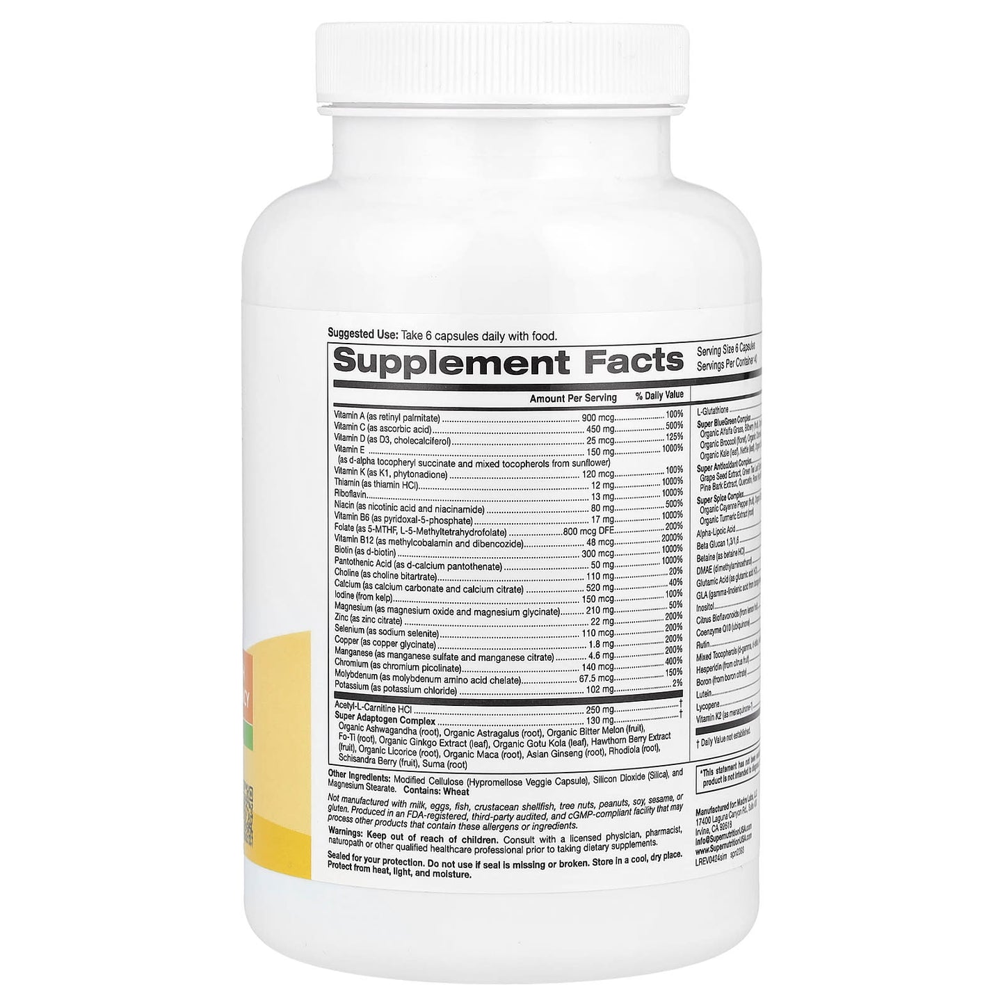 Boost Immunity Naturally with Super Nutrition's Iron-Free Multivitamin - Image 2