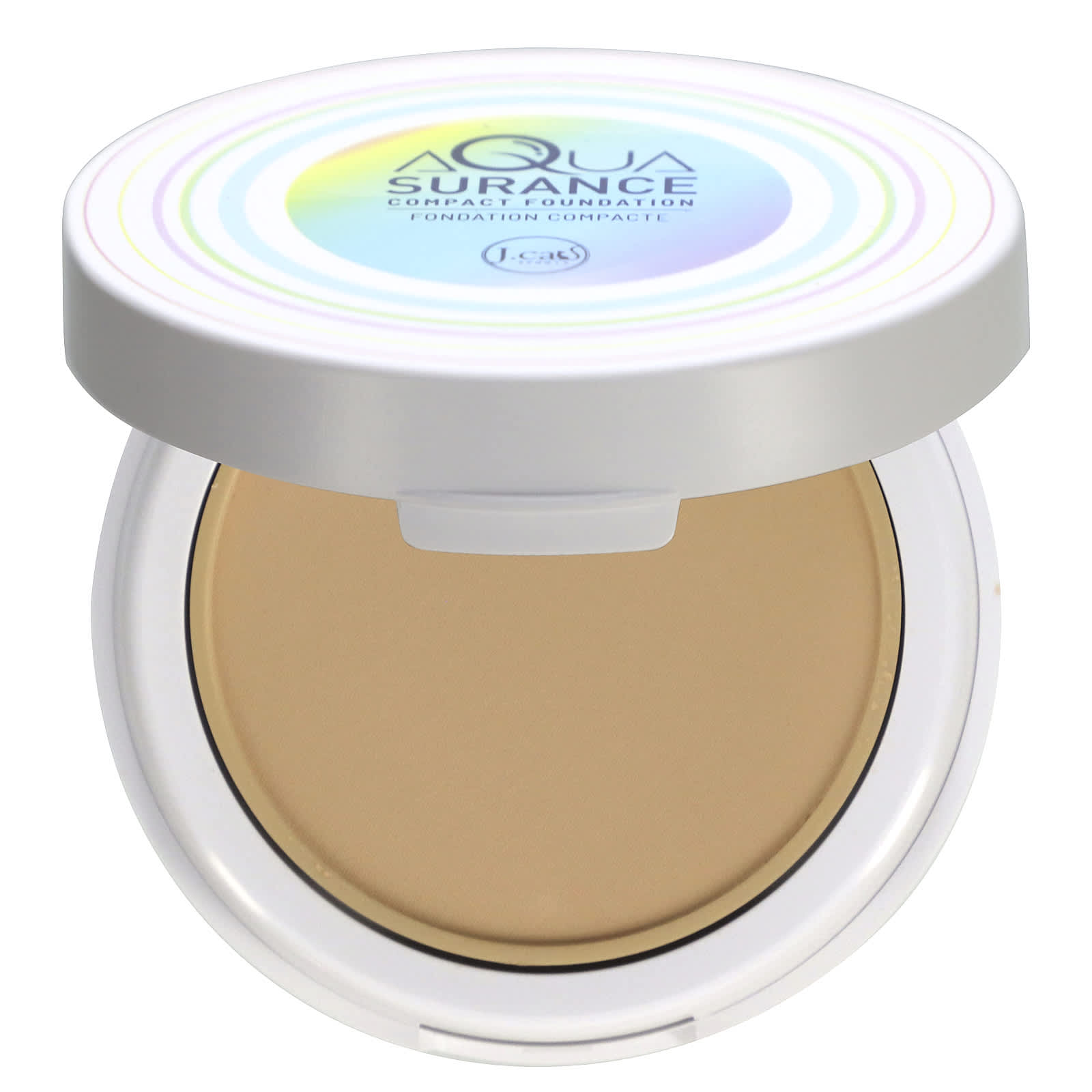 J.Cat Beauty Aquasurance Compact Foundation with Natural Ingredients - Image 1