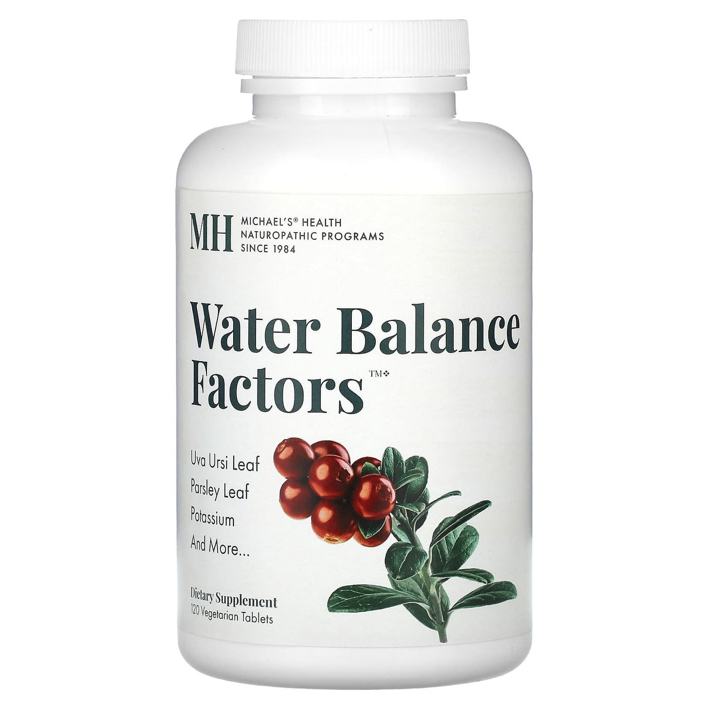 Michael's Health, Water Balance Factors, 120 Vegetarian Tablets - Image 1
