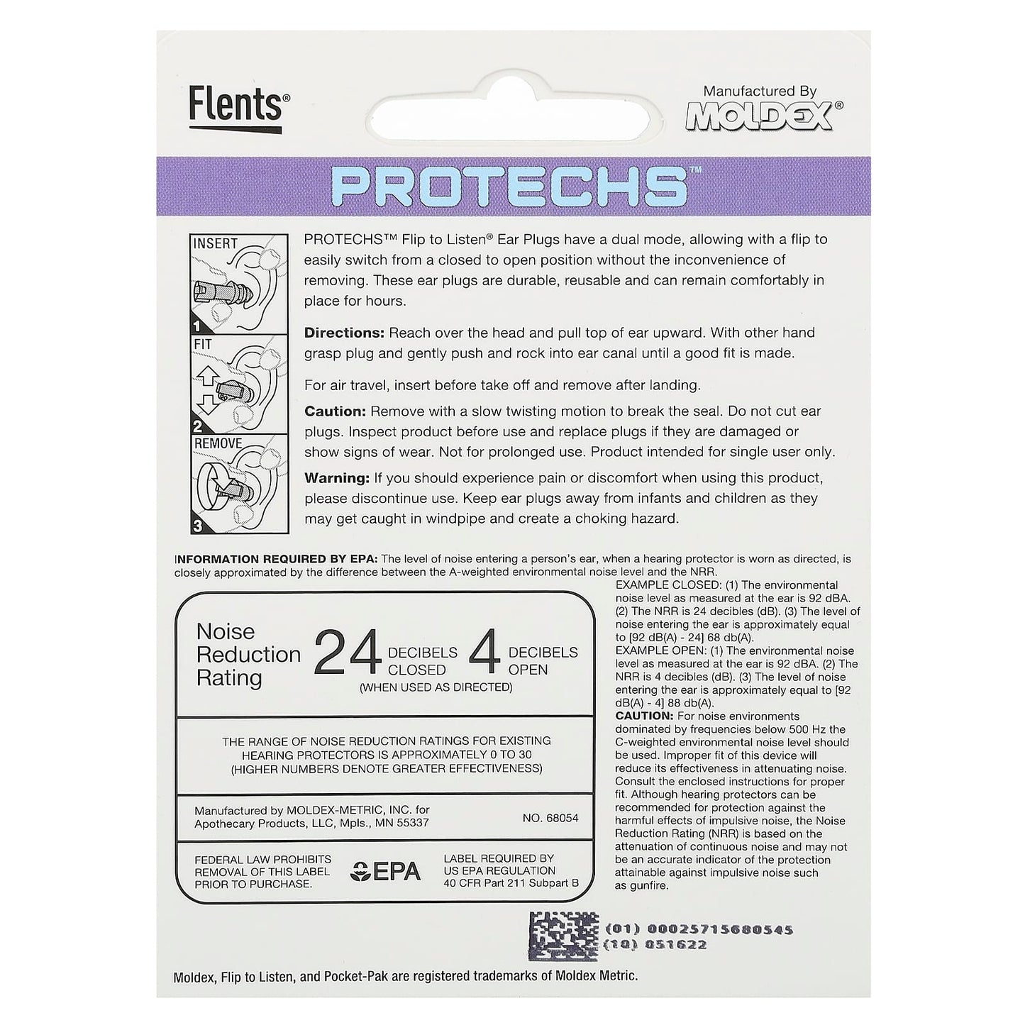 Flents Flip to Listen Ear Plugs - Reusable, Durable Travel Ear Protection - Image 2