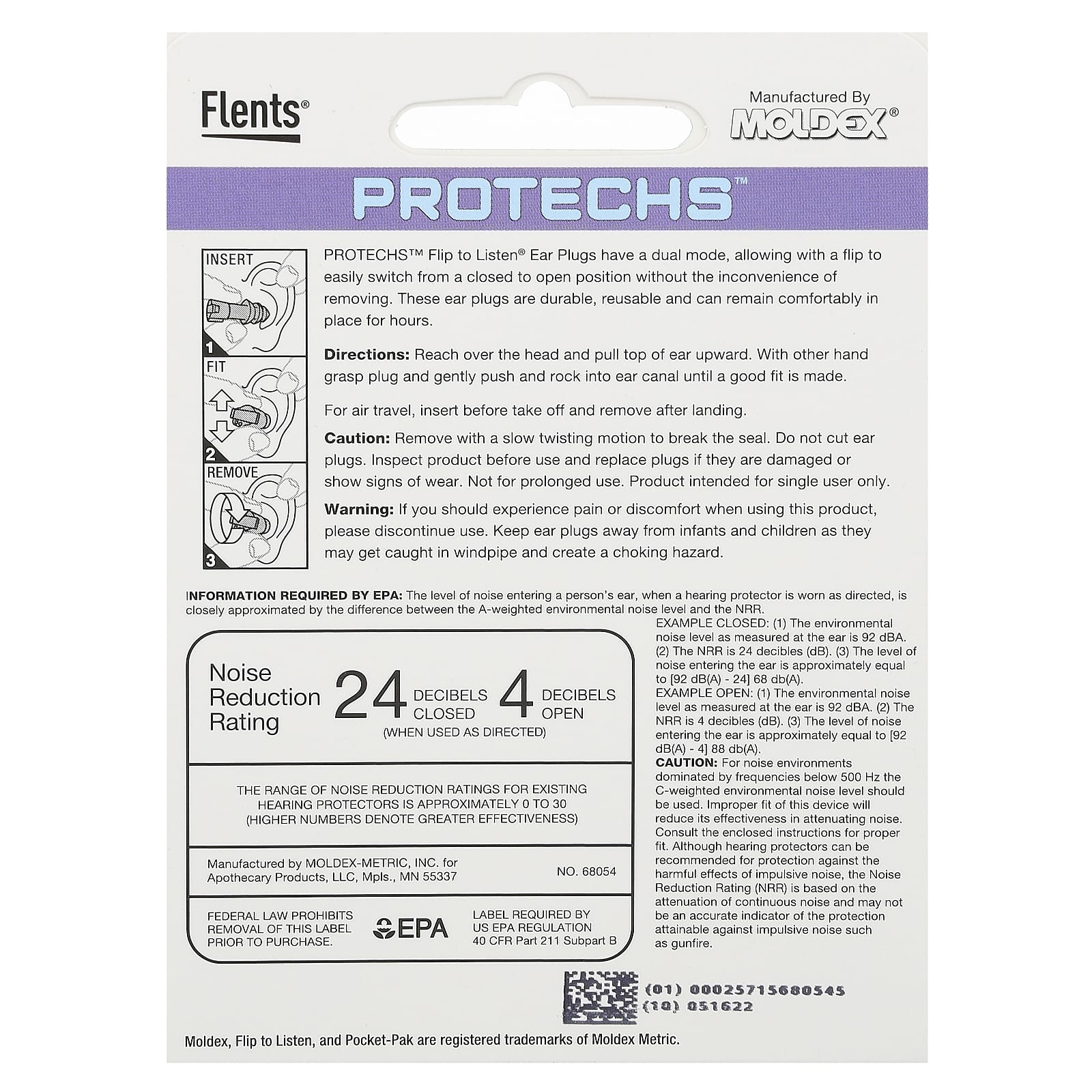 Flents Flip to Listen Ear Plugs - Reusable, Durable Travel Ear Protection - Image 2