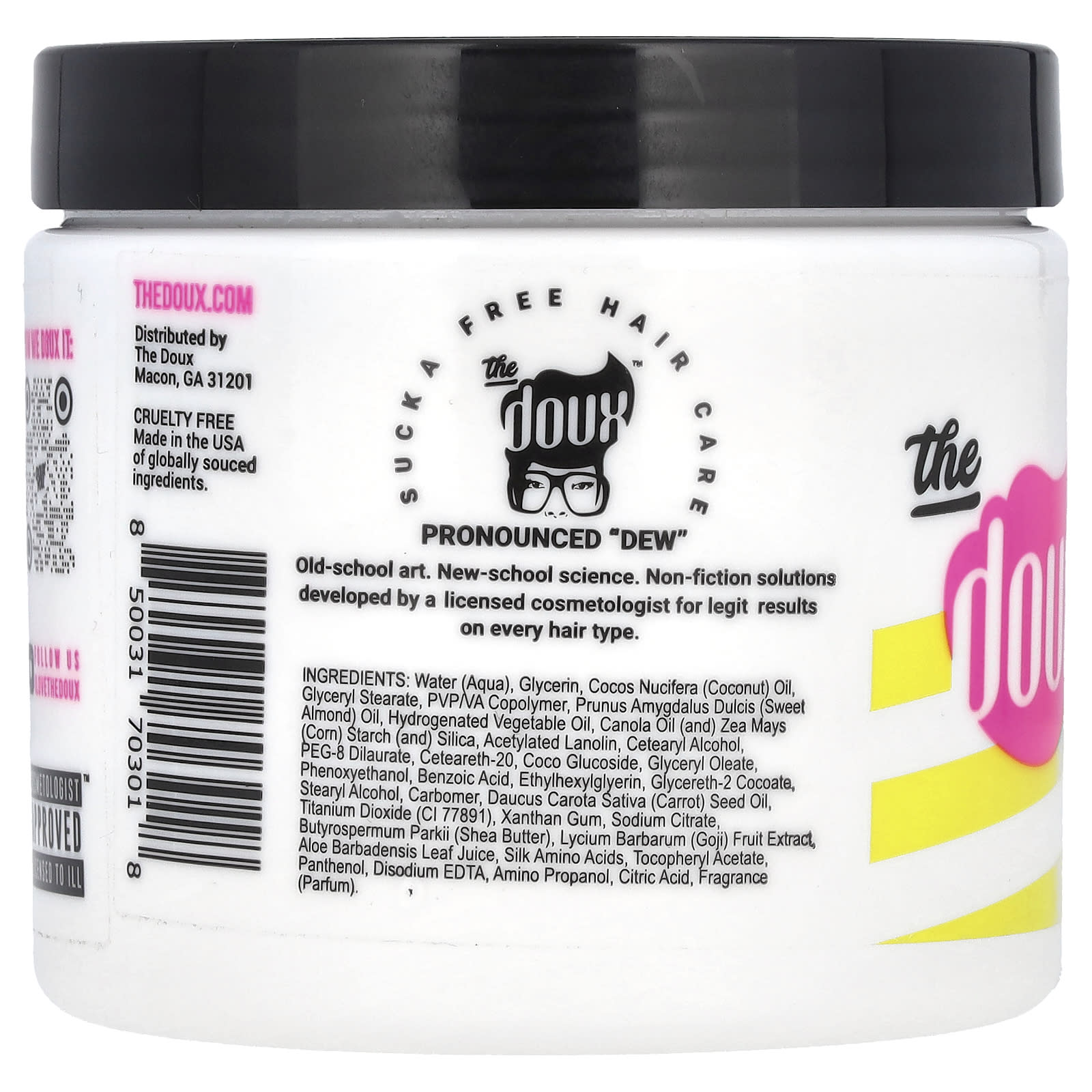 The Doux, Bonita Afro Balm, Texture Cream, 16 oz (454 g) - Image 2
