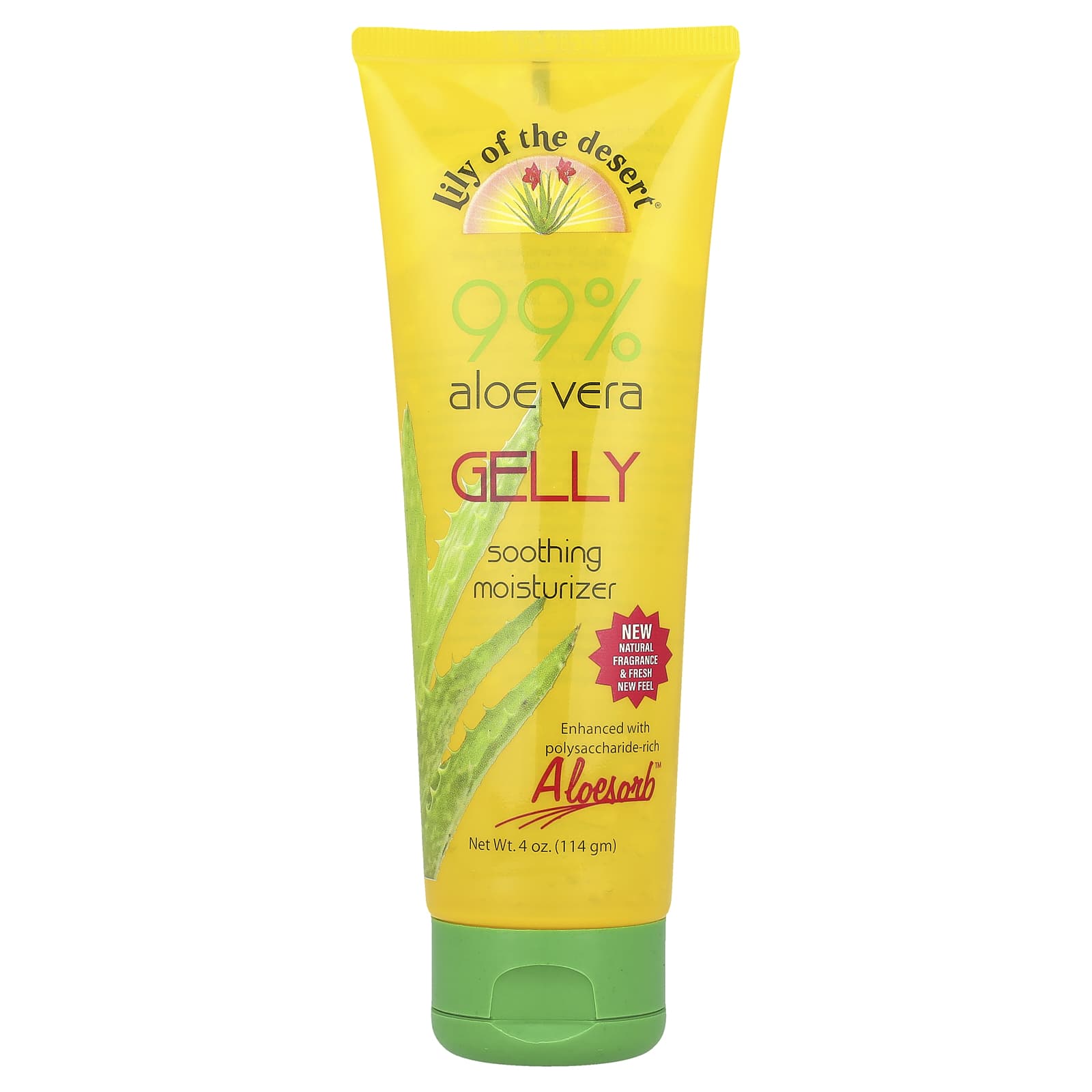Lily of the Desert, 99% Aloe Vera Gelly, 4 oz (114 g) - Image 1