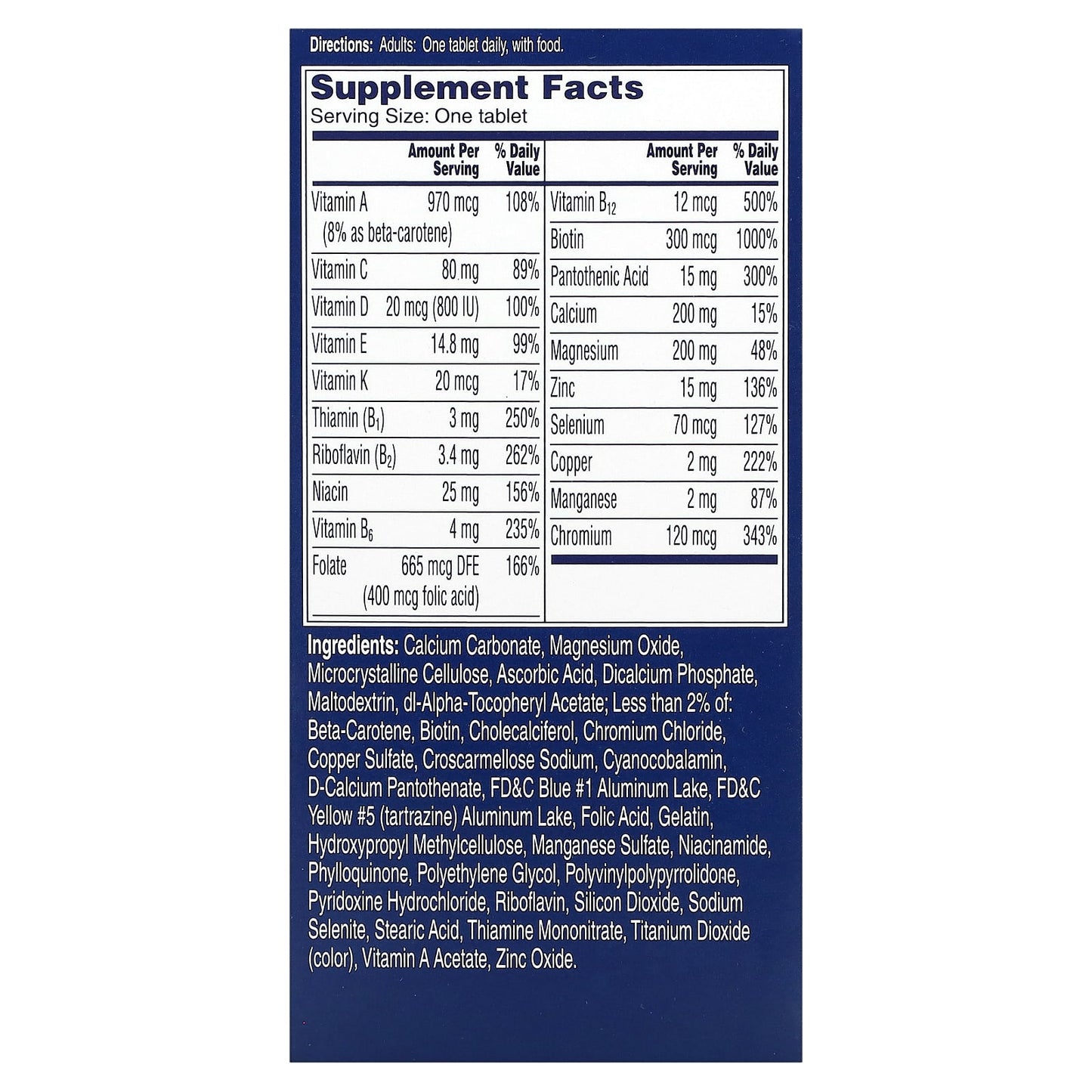 One-A-Day, Men's Pro Edge, Complete Multivitamin with More, 50 Tablets - Image 2