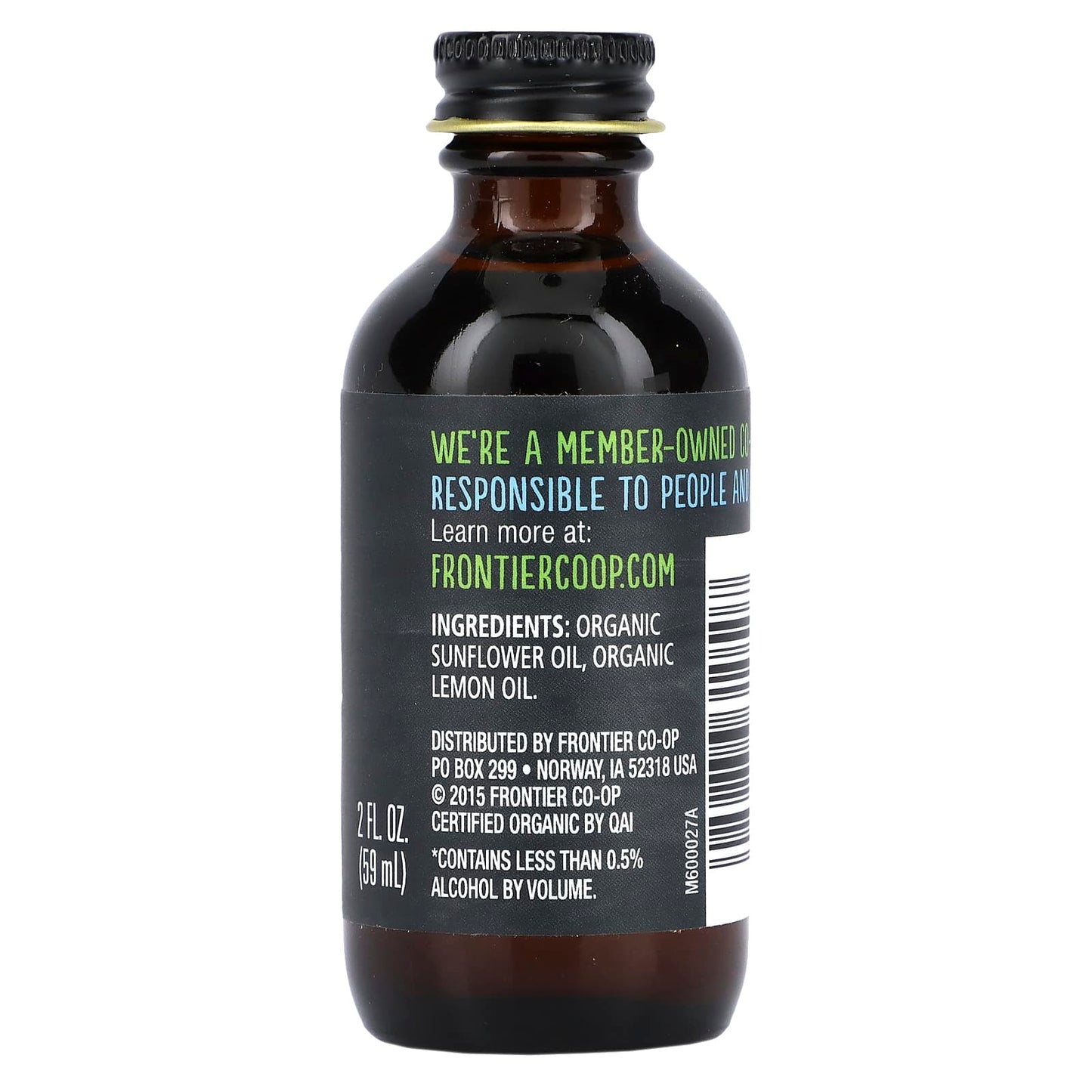 Organic Lemon Flavor by Frontier Co-op - USDA Certified - 2 fl oz - Image 2