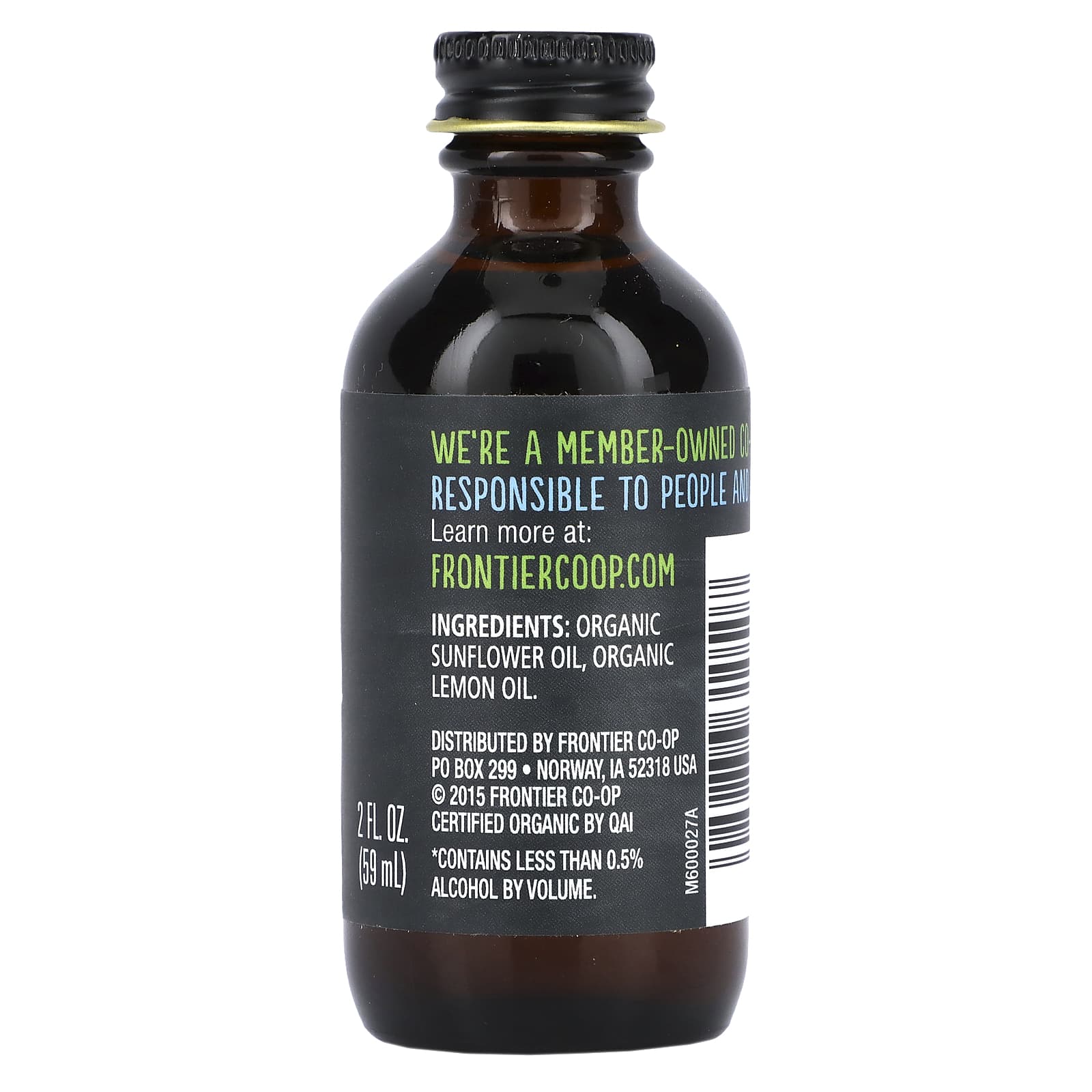 Organic Lemon Flavor by Frontier Co-op - USDA Certified - 2 fl oz - Image 2