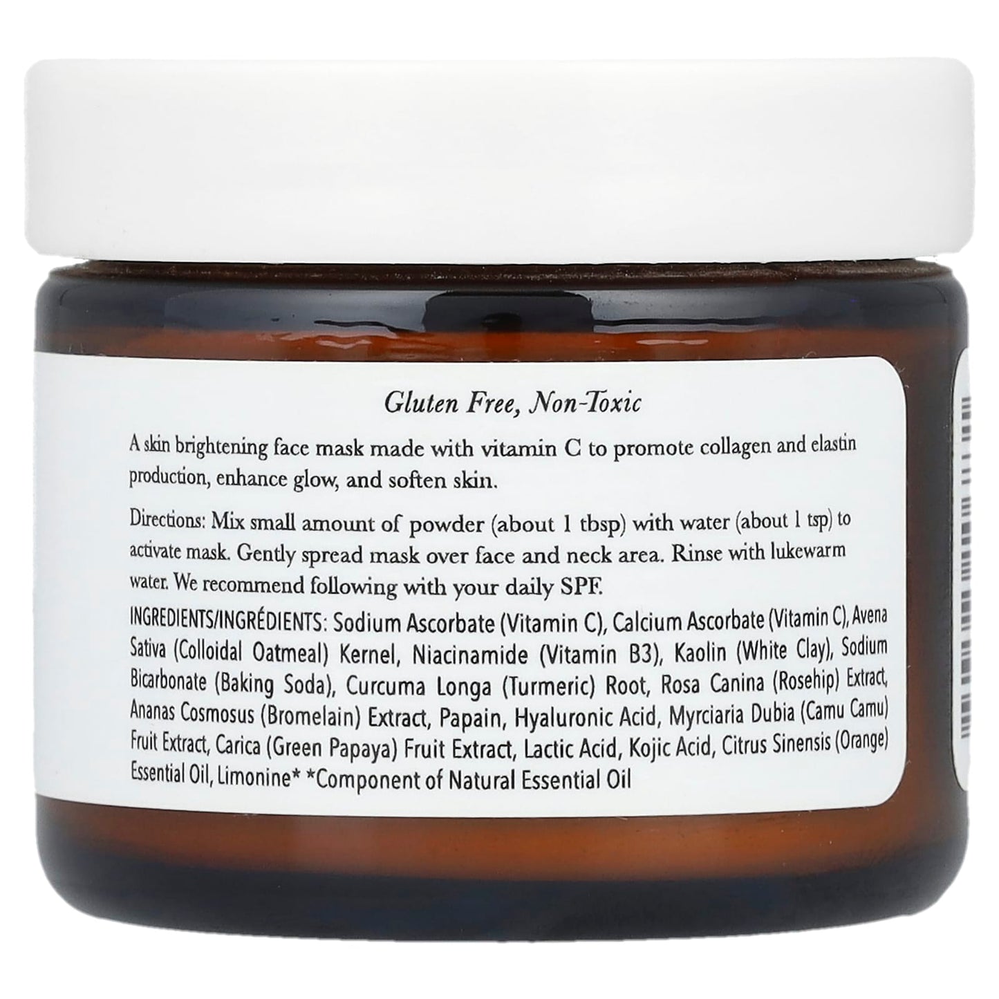 Vitamin C Brightening Mask | 100% Pure, Cruelty-Free - Image 2