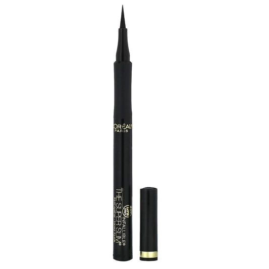 L'Oréal, Infallible, The Super Slim Liquid Eyeliner, 400 Black, 0.034 fl oz (1 ml) - Image 1