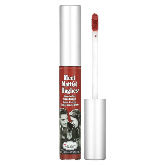theBalm Cosmetics, Meet Matt(e) Hughes®, Long-Lasting Liquid Lipstick, Charming, 0.25 fl oz (7.4 ml) - Image 1