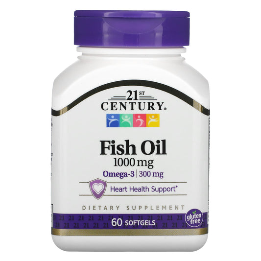 High-Quality Omega-3 Fish Oil Supplement 1,000mg - 60 Softgels - Image 1
