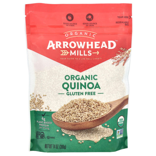 Organic Quinoa by Arrowhead Mills - 14 oz (396 g) - USDA Certified - Image 1