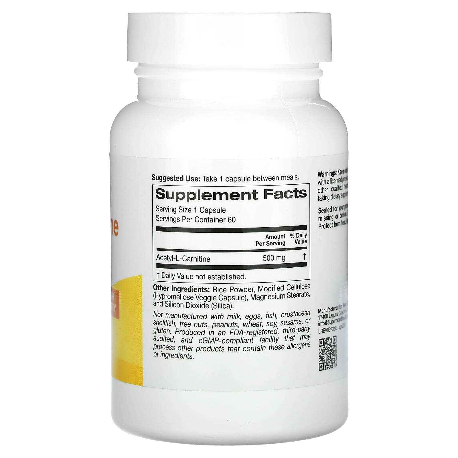 Boost Brain Power & Energy with Super Nutrition ALC 500mg - Image 2