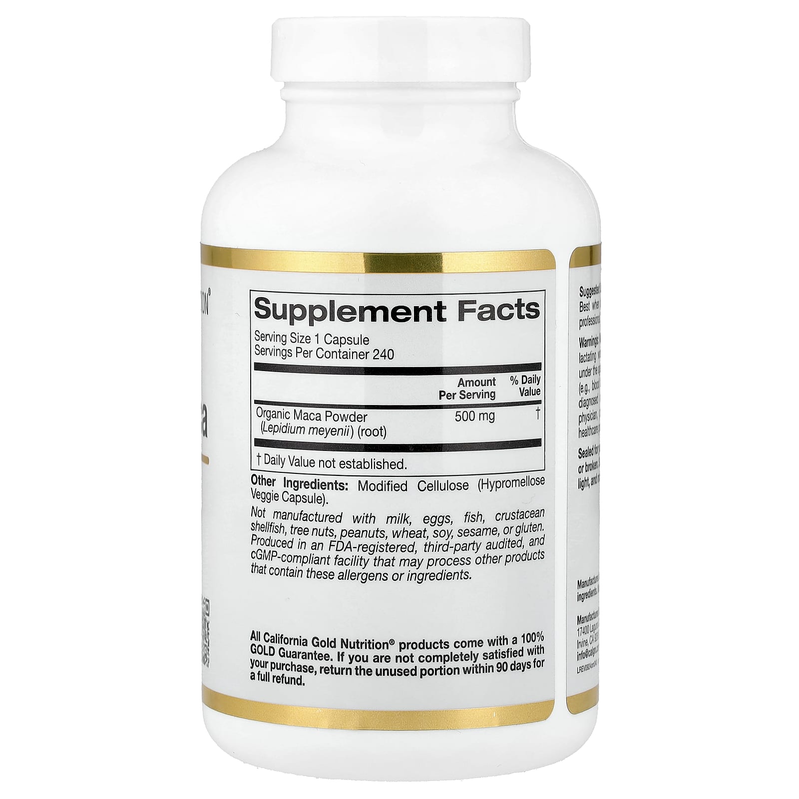 Support Your Energy & Libido with Peruvian Maca 500mg Veggie Capsules - Image 2