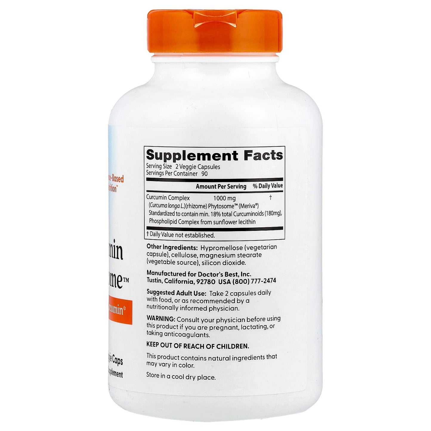 Doctor's Best Curcumin Phytosome for Joint Health and Wellness - Image 2