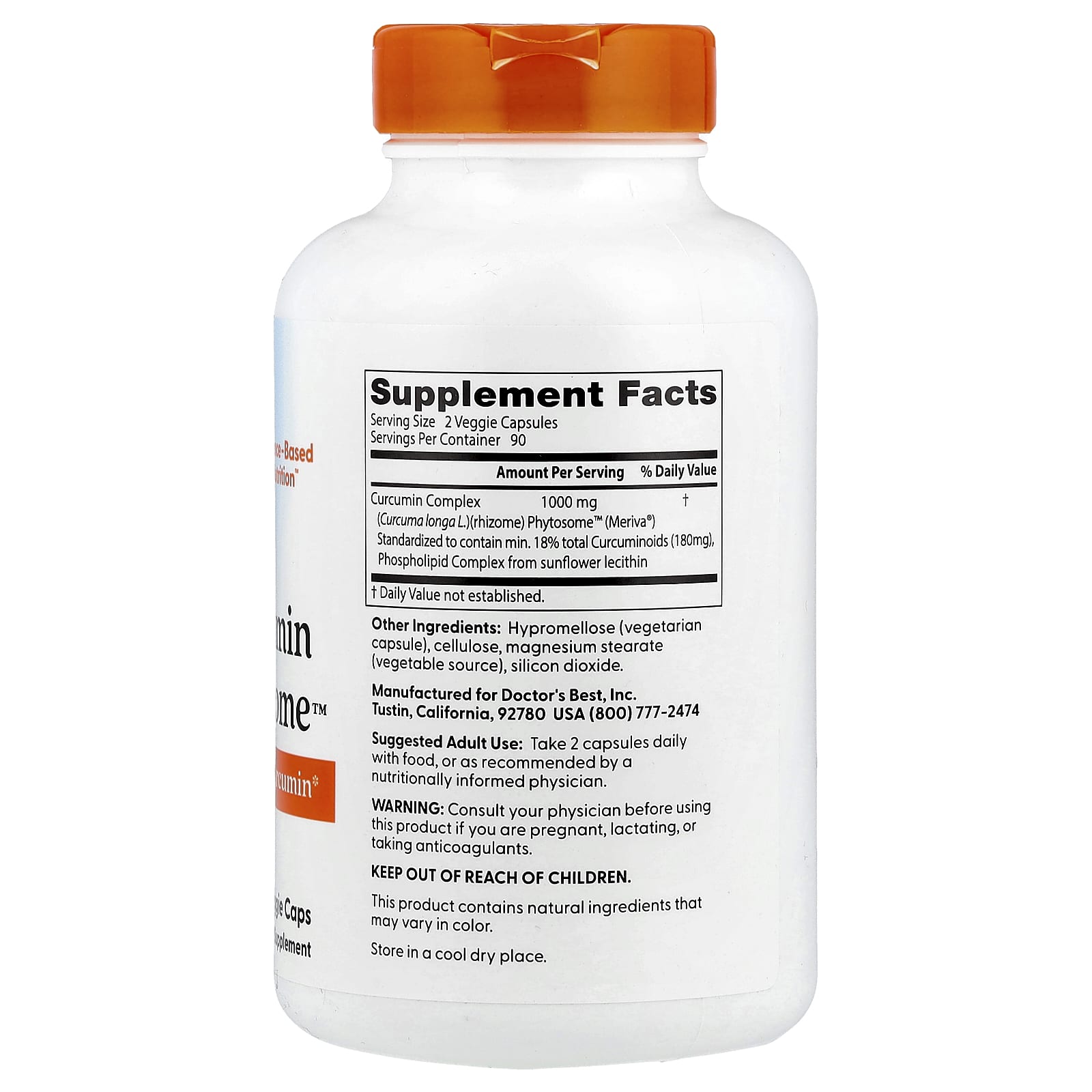 Doctor's Best Curcumin Phytosome for Joint Health and Wellness - Image 2