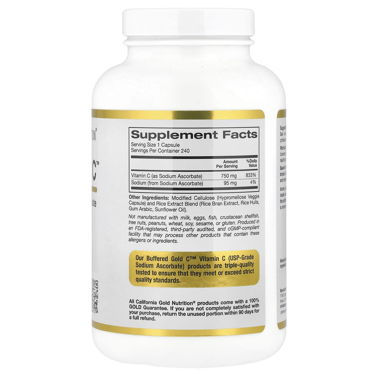 Boost Immune Health with Buffered Vitamin C by California Gold Nutrition - Image 2