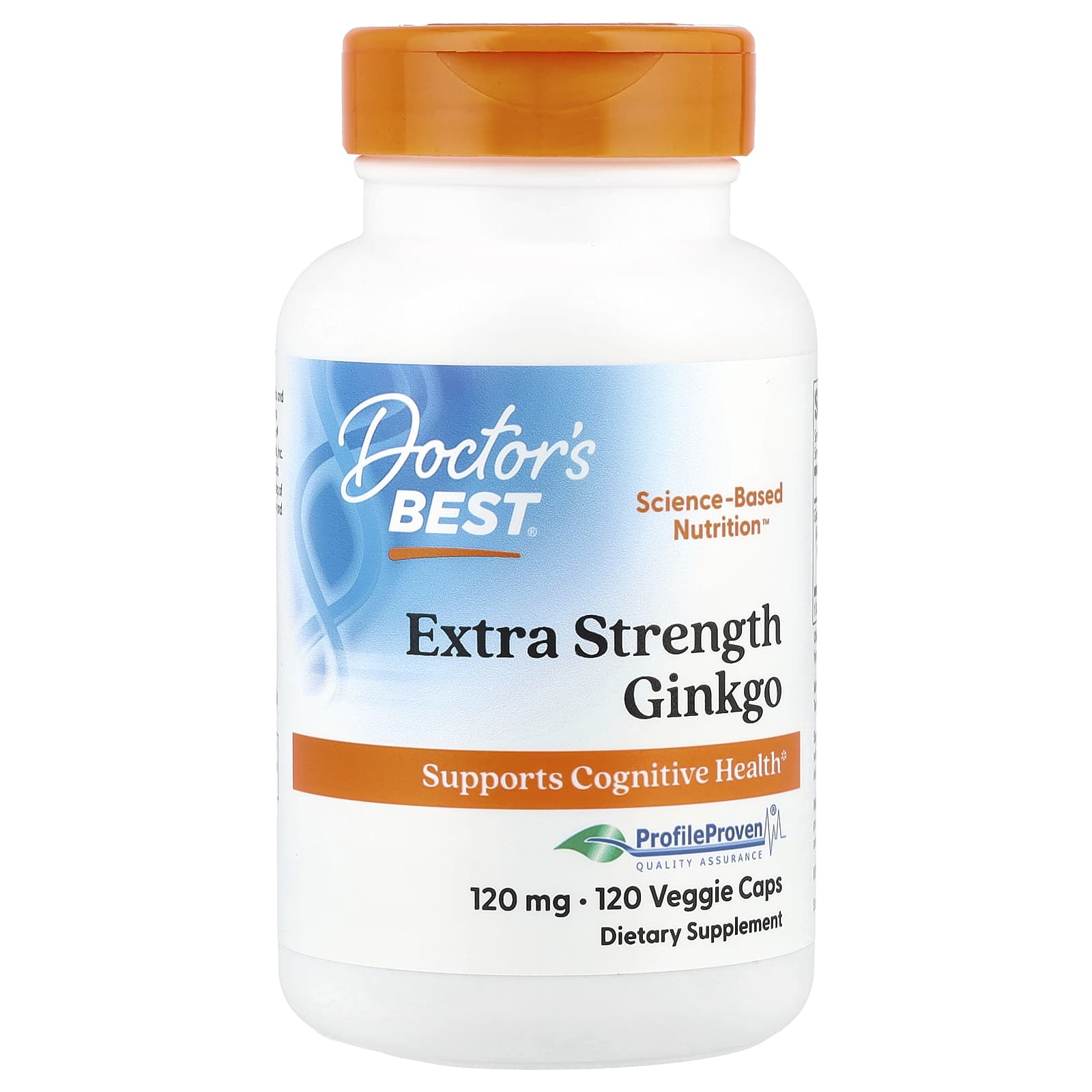 Doctor's Best Extra Strength Ginkgo Biloba 120mg - Cognitive Health Support - Image 1