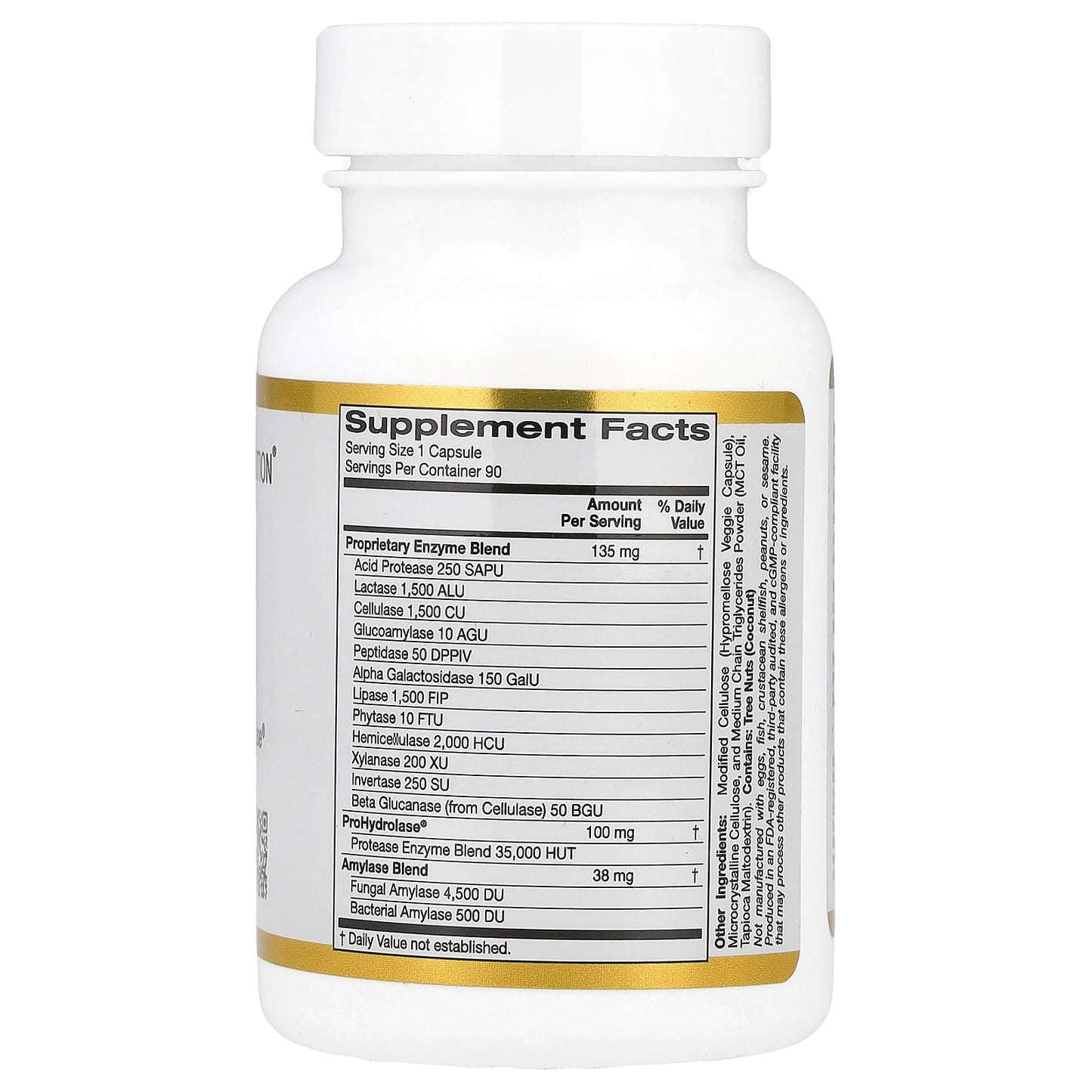 California Gold Nutrition Digestive Enzymes Supplement with ProHydrolase - Image 2