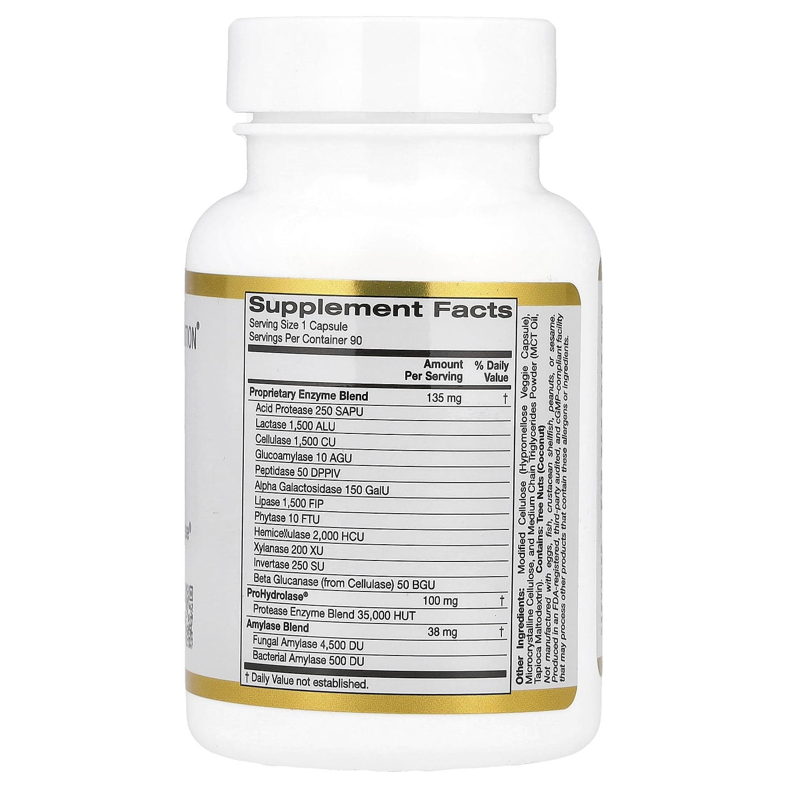 California Gold Nutrition Digestive Enzymes Supplement with ProHydrolase - Image 2
