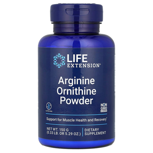 Life Extension, Arginine Ornithine Powder, 5.29 oz (150 g) - Image 1