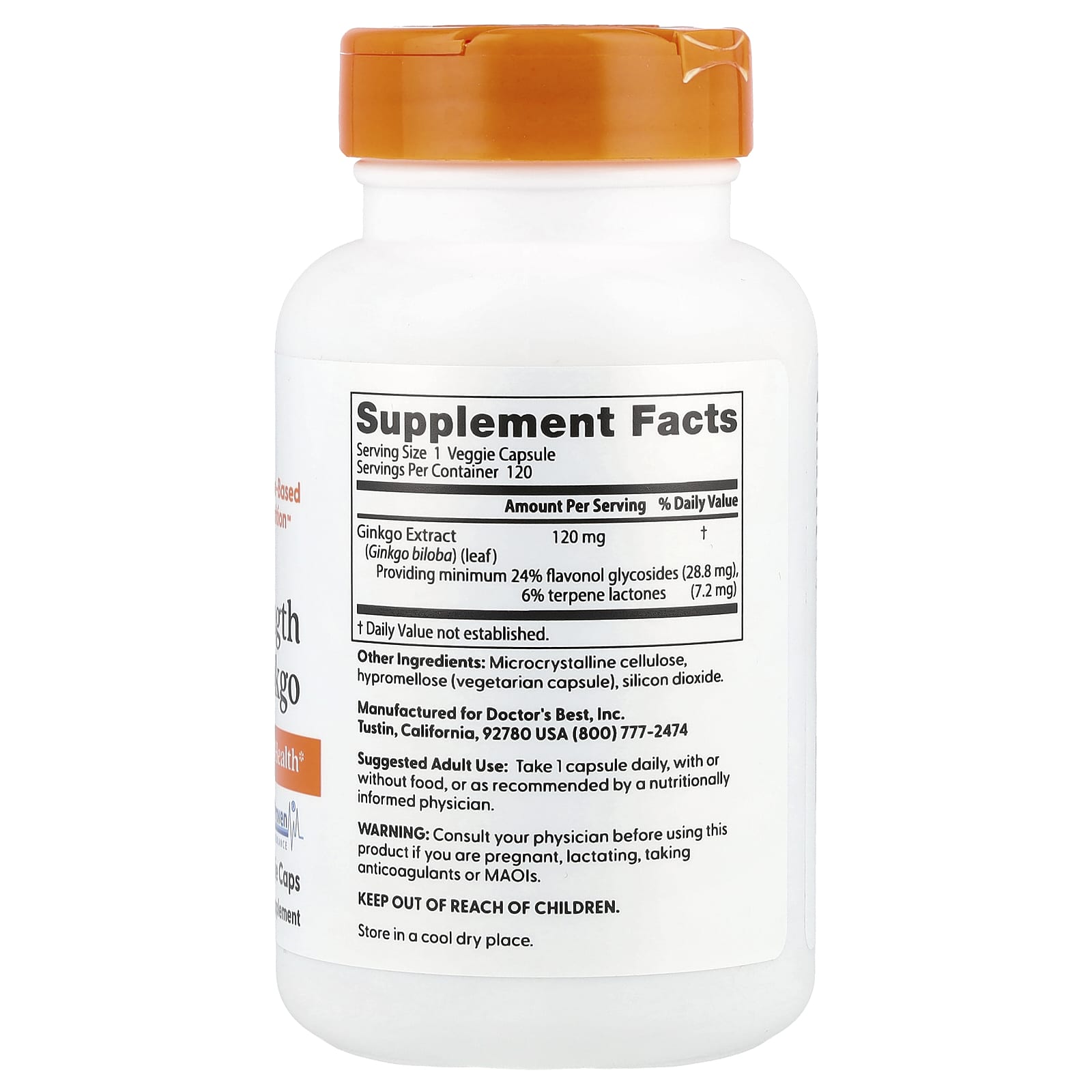 Doctor's Best Extra Strength Ginkgo Biloba 120mg - Cognitive Health Support - Image 2