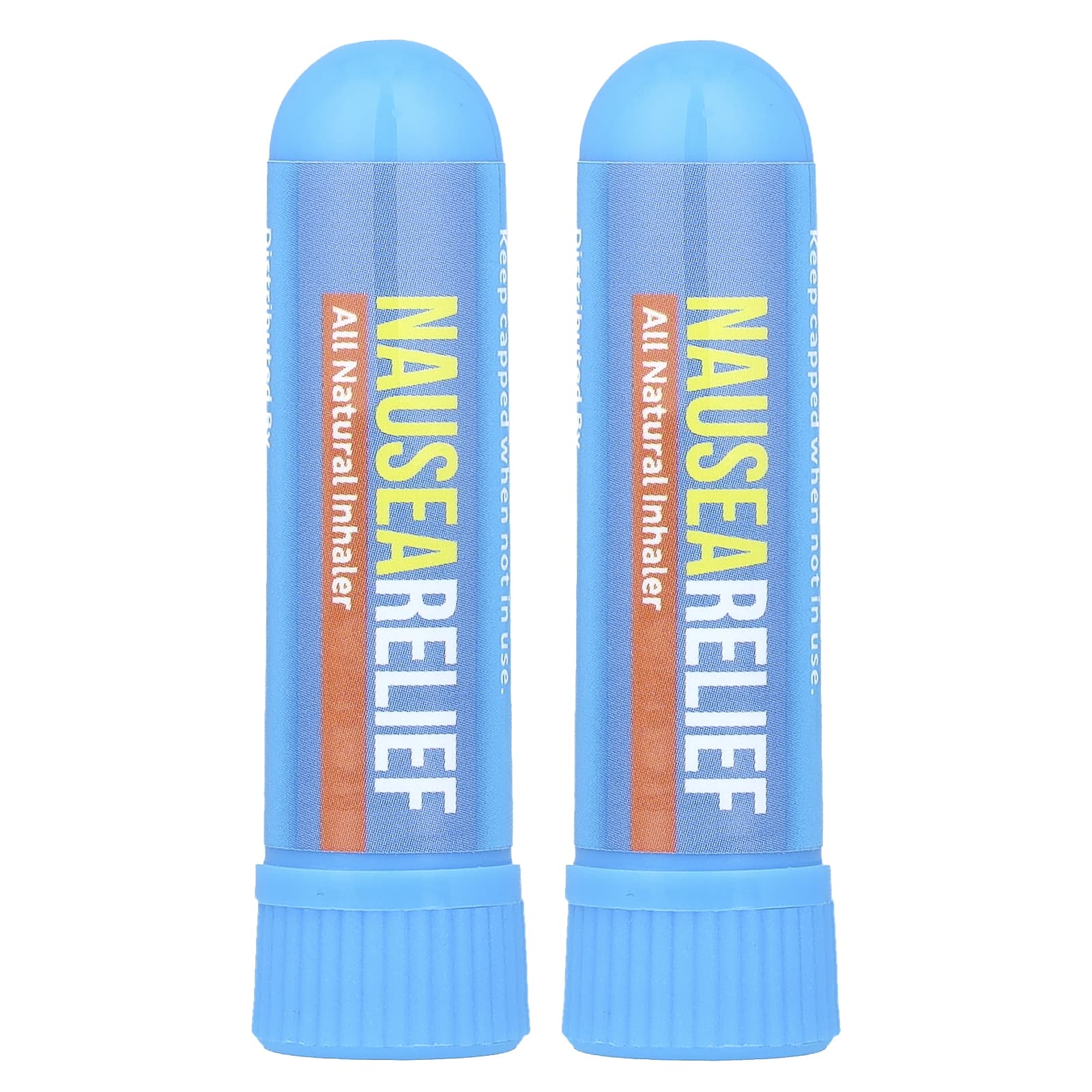 Natural Nausea Relief Inhaler, 2 Pack - Non-Drowsy & All-Natural - Image 1