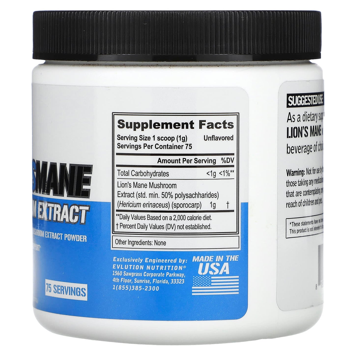 EVLution Nutrition - Lion's Mane Mushroom Extract for Cognitive Boost - Image 2