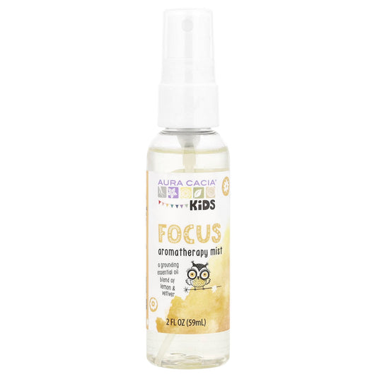 Aura Cacia Kids Focus Aromatherapy Mist, 2 fl oz (59 ml) - Image 1