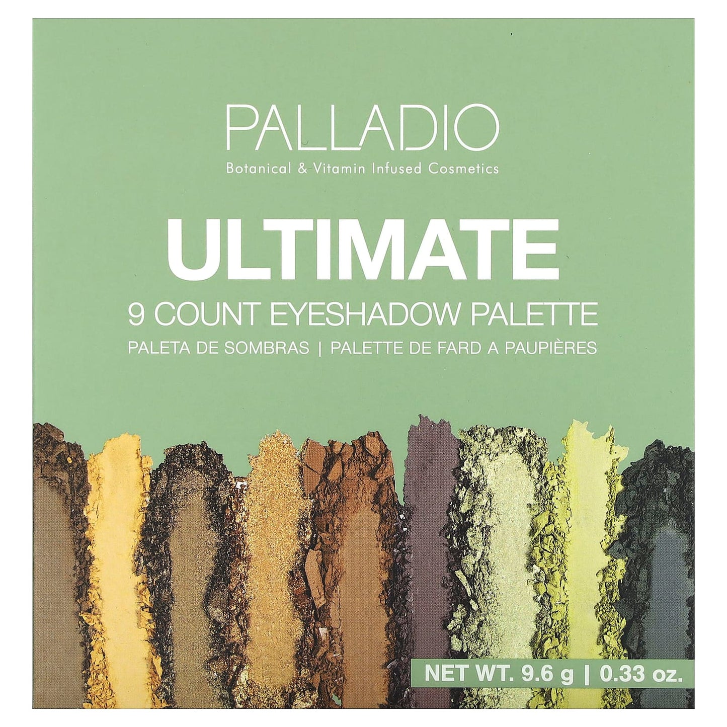 Palladio, Ultimate 9 Count Eyeshadow Palette, Natural Earth, 0.33 oz (9.6 g) - Image 2
