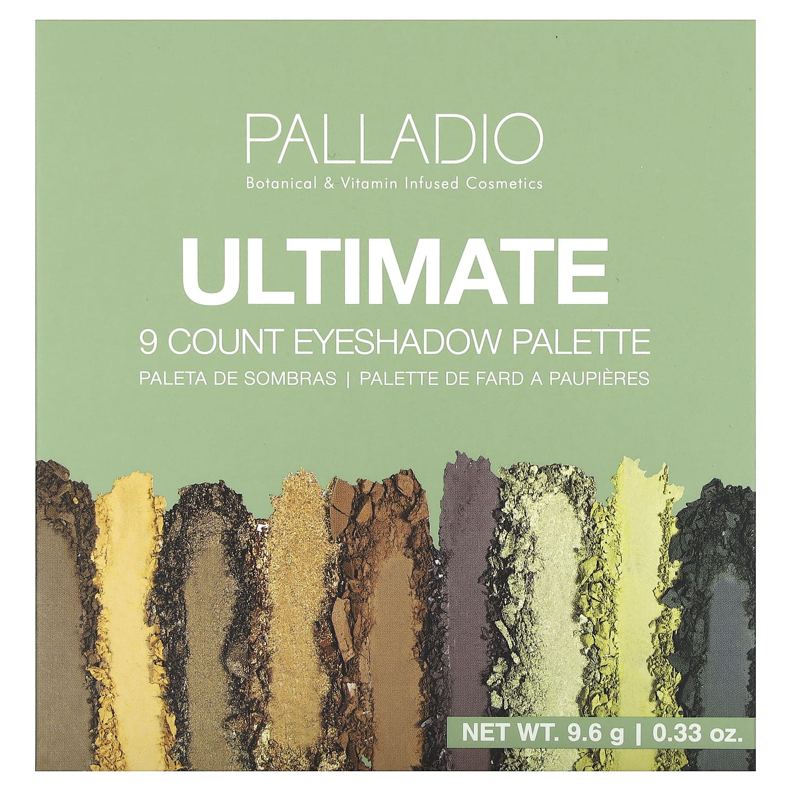 Palladio, Ultimate 9 Count Eyeshadow Palette, Natural Earth, 0.33 oz (9.6 g) - Image 2
