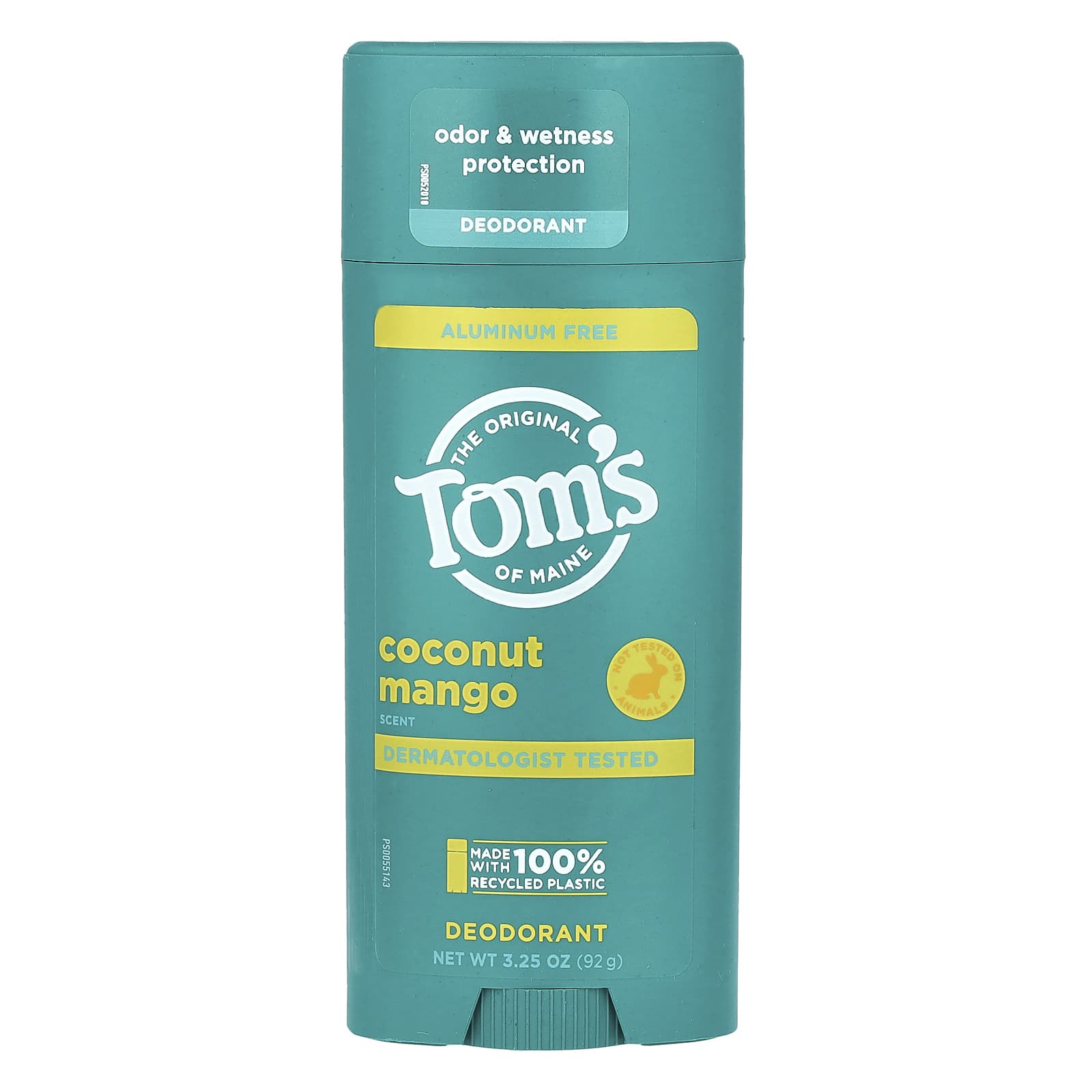 Tom's of Maine, Aluminum Free Deodorant, Coconut Mango, 3.25 oz (92 g) - Image 1