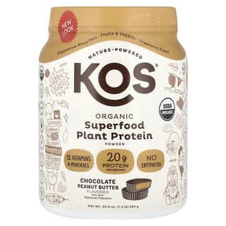 KOS Organic Superfood Plant Protein Powder - Chocolate Peanut Butter
