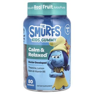 Smurfs Calm & Relaxed Gummies for Kids and Adults - 80 Gummies