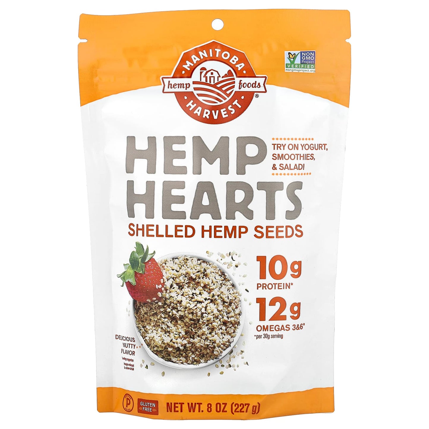 Manitoba Harvest, Hemp Hearts, Shelled Hemp Seeds, 8 oz (227 g) - Image 1