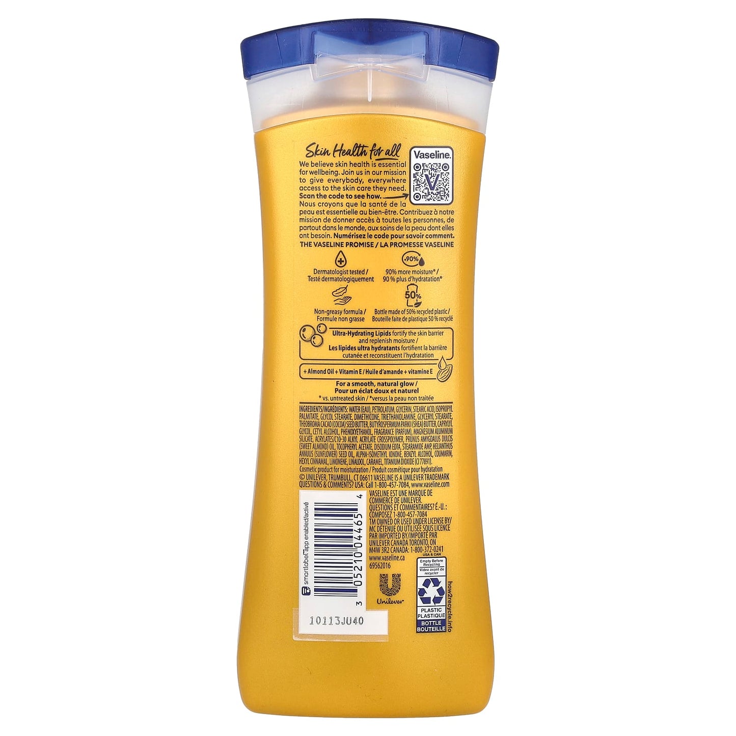 Vaseline, Intensive Care™, Almond Smooth Lotion, 10 fl oz (295 ml) - Image 2