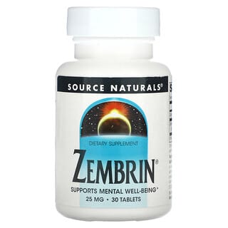 Support Mental Well-being with Source Naturals Zembrin 25mg